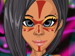 Play Game Face Art Design