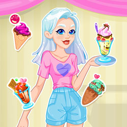 Play Game Crystal's Ice Cream Maker