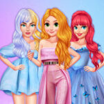 Play Game Fashionista Watercolor Fantasy Dress