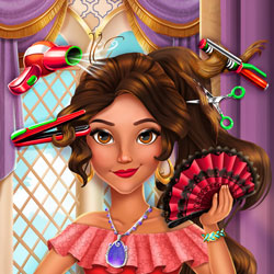 Play Game Latina Princess Real Haircuts