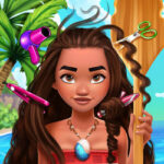 Play Game Polynesian Princess Real Haircuts