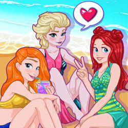 Play Game Princess Beach Party