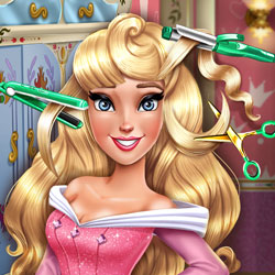 Play Game Sleeping Princess Real Haircuts