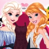 Dress Up Game: Anna And Elsa Halloween Night