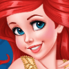 Dress Up Game: Ariel Pretty In Gold