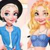 Dress Up Game: Elsa Vs Rapunzel Fashion Game