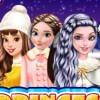 Dress Up Game: Princesses Go Ice Skating