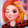 Dress Up Game: Rebel Hairstyle Makeover